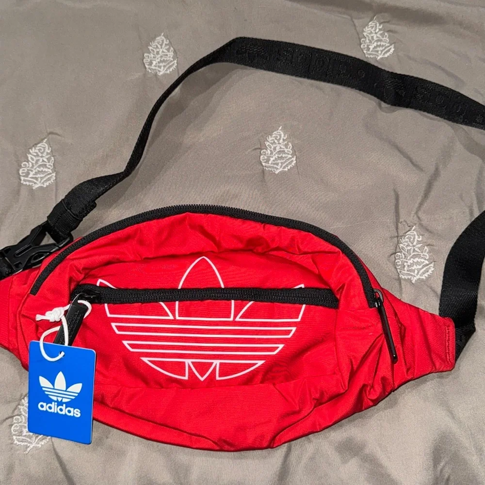 NWT Adidas National Waist Pack Fanny Pack Red